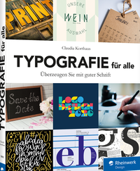 Ansicht Buch über Typografie